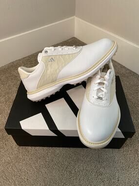 New Adidas MC70 SL Women's Golf Shoes White Leather Spikeless Size 9.5 NWT